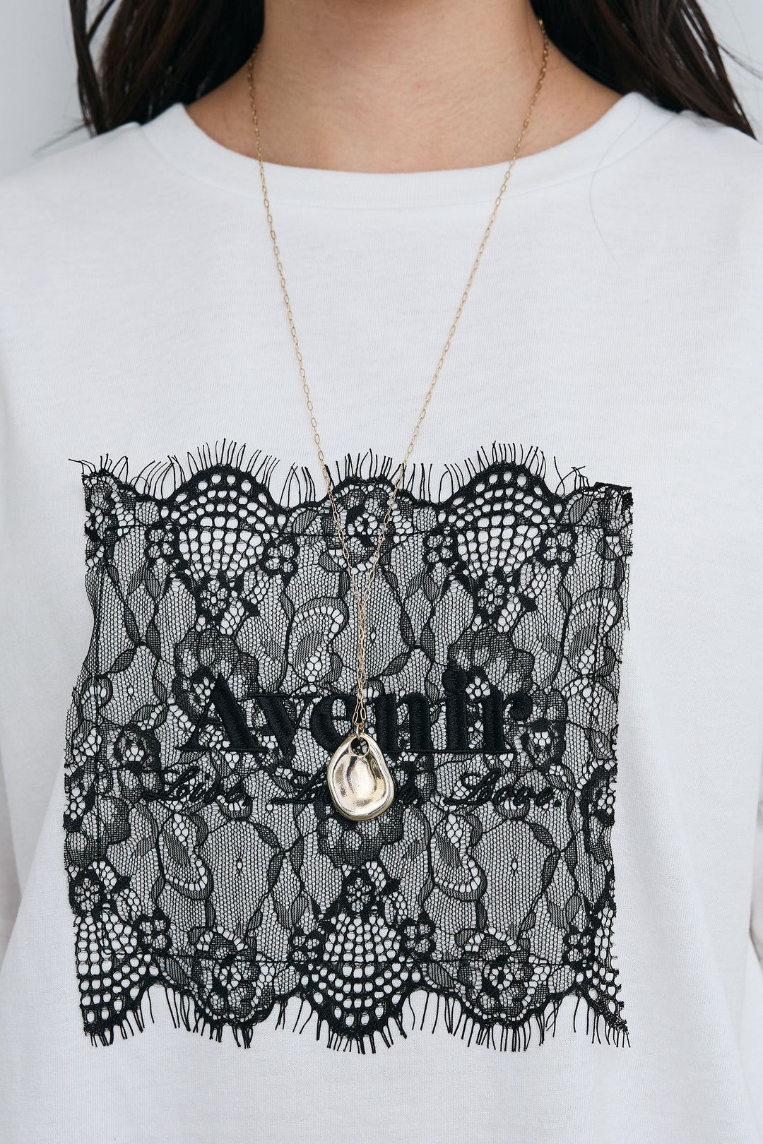 [予約/SET]シアーハーフスリーブジャケット+cooltouchレースロゴ刺繍Tシャツ+ダブルフェイスジャージースカート(3set)