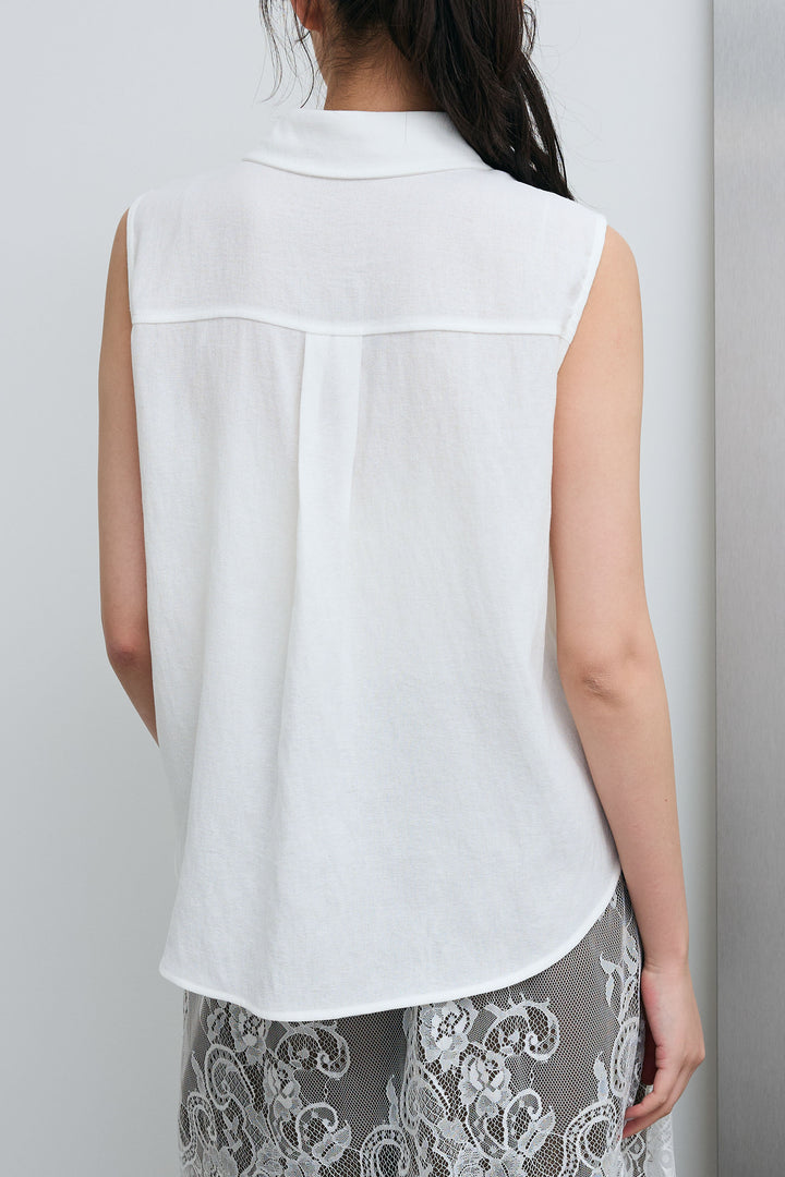 [予約]ポケットノースリーブシャツ