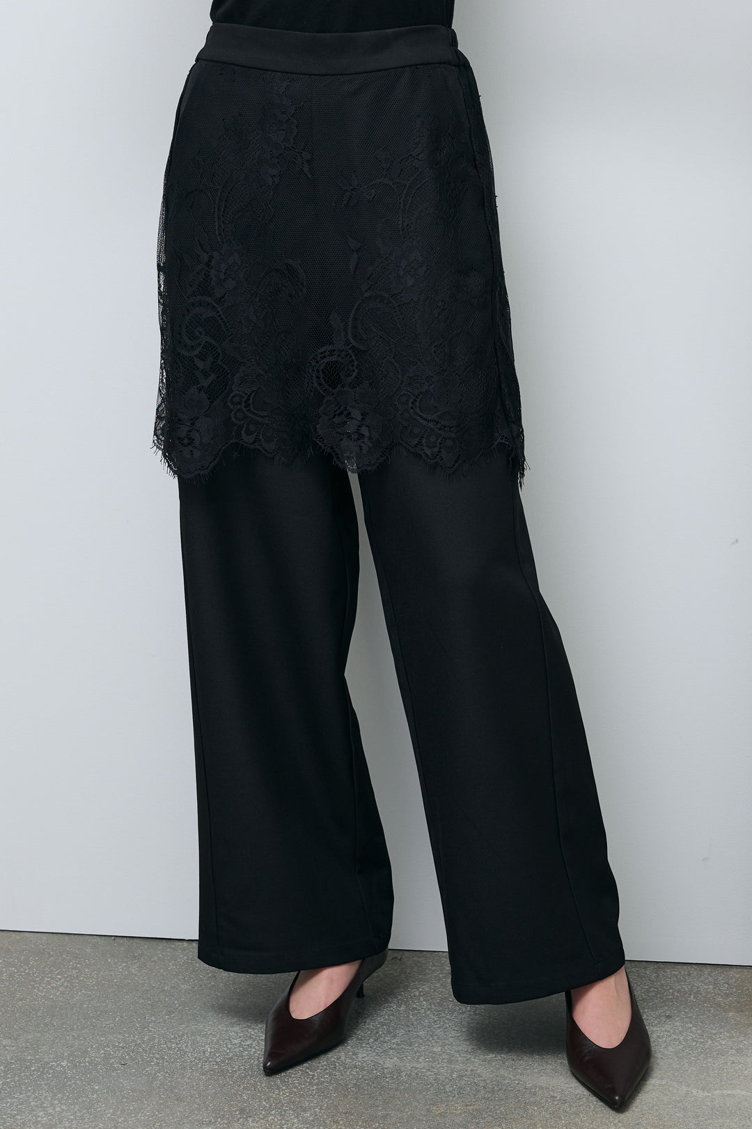 [予約]レースドッキングツイルパンツ