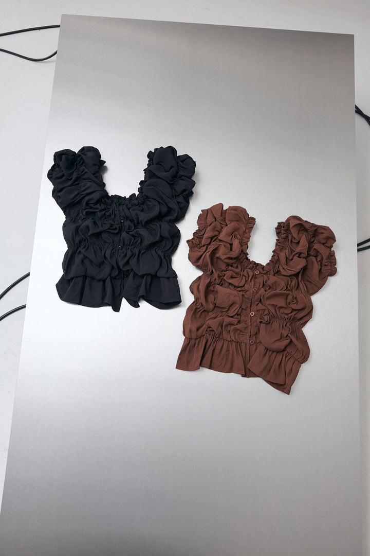 [予約/SET]ホイップシャーリングトップス+ホイップシャーリングトップス(2set)