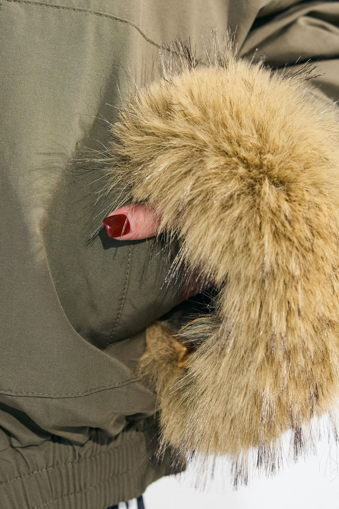 [予約/SET]エコファートリム2WAYボンバーブルゾン+ドローコードサイドラインスカートセットアップ(2set)