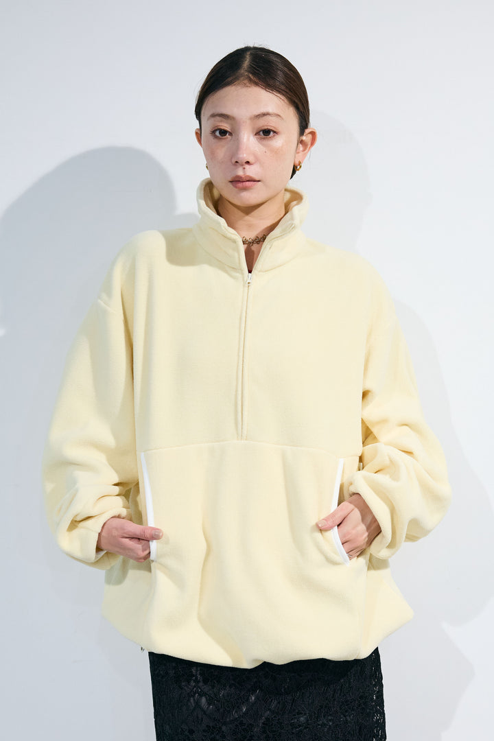 [予約]ハーフジップパイピングフリースPO