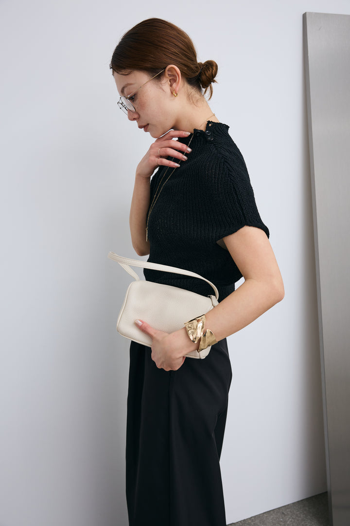 [予約/SET]アシメニットPO+ハイウエストタックワイドパンツ(2set)