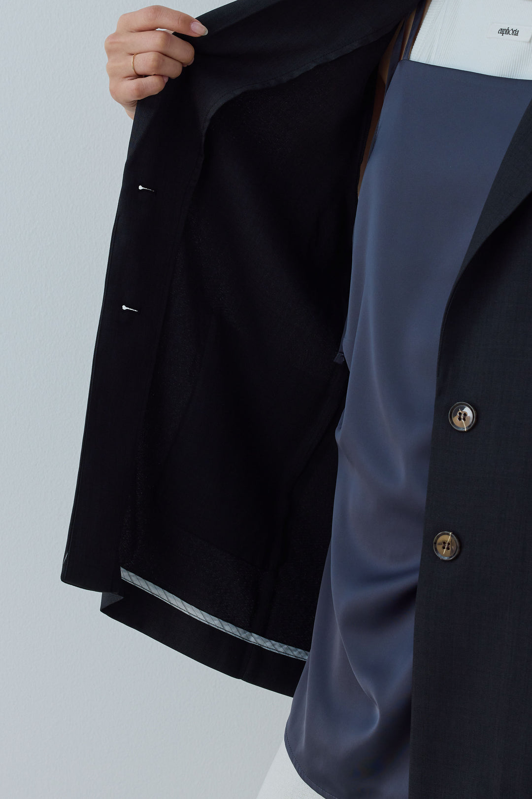 [予約/SET]リネンタッチテーラードジレ+マットサテンサイドタックキャミ+ネーム入りアメスリタンク+ニットベア2wayパンツ(4set)