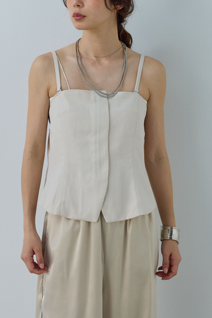 [予約]リネンタッチビスチェ