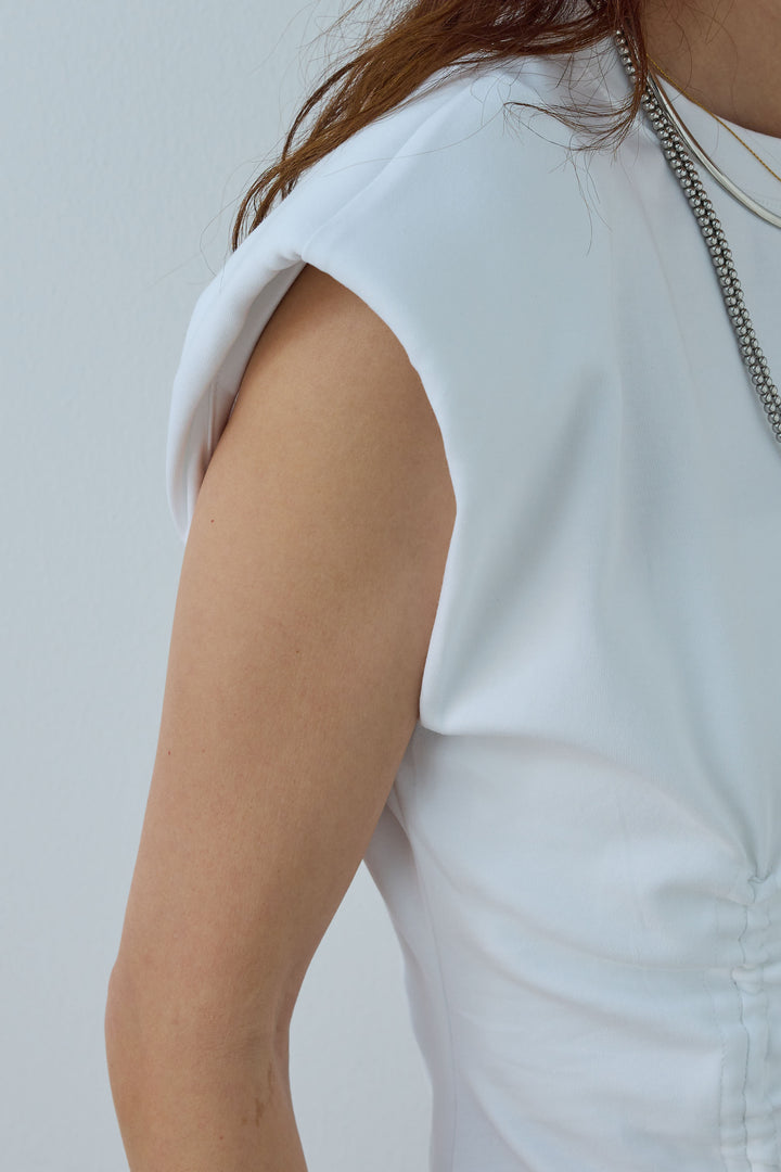 [予約/SET]コード付きノースリT+レオパードシアースカート(2set)