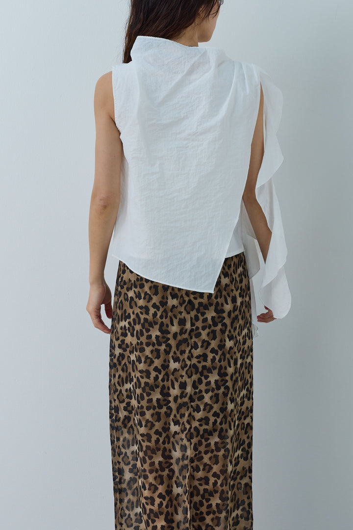 [予約]アシメフリルタイブラウス