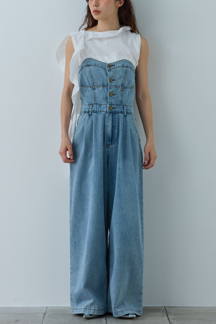 [予約]アシメフリルタイブラウス