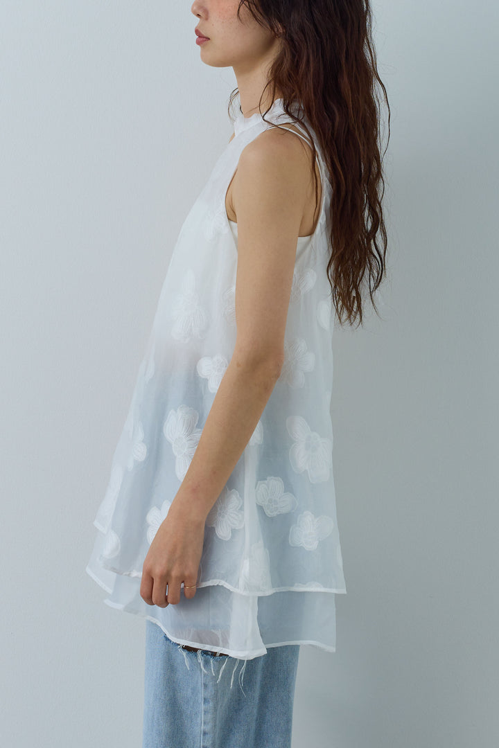 [予約]フラワーシアーブラウス