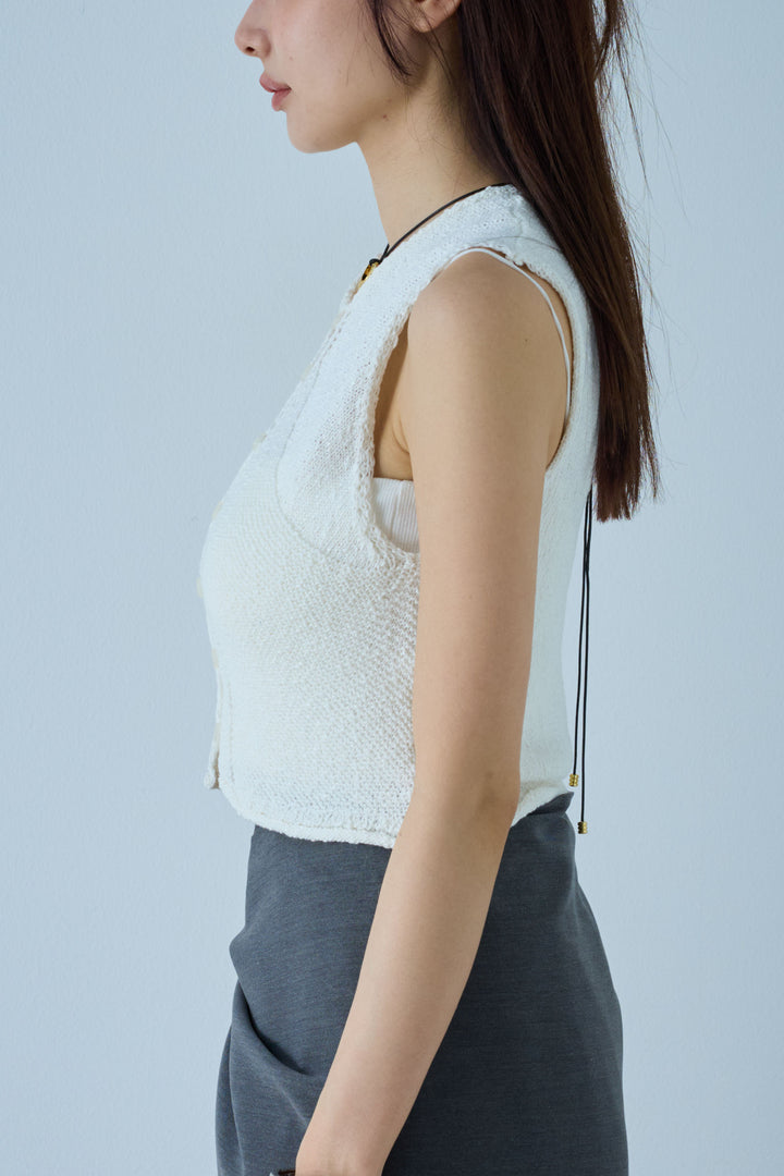 [予約/SET]フロントボタンPO+リネンミックスキャミサロペット(2set)