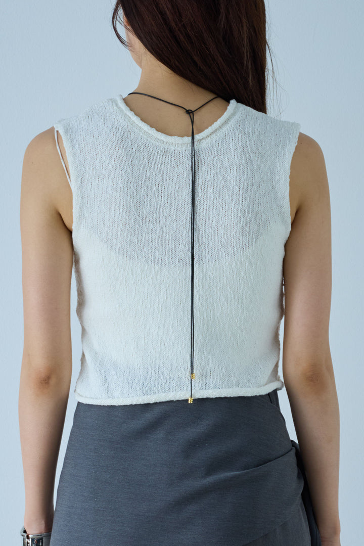 [予約/SET]フロントボタンPO+スカーフ付きタックパンツ(2set)