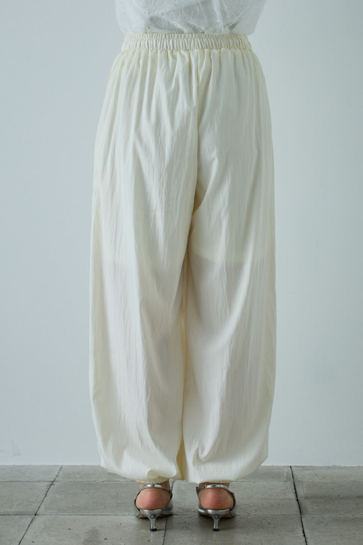 [予約/SET]デザインポケットベスト+トーションレースコットンキャミ+リブ切り替えタンクトップ+かすれシアーイージーパンツ(4set)