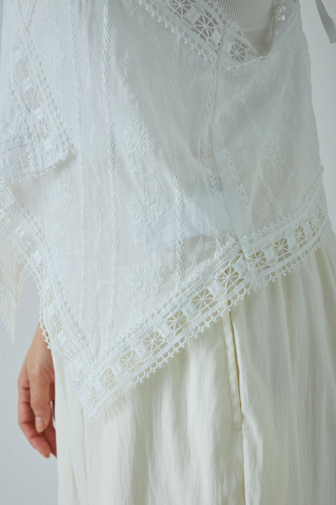 [予約]トーションレースコットンキャミ