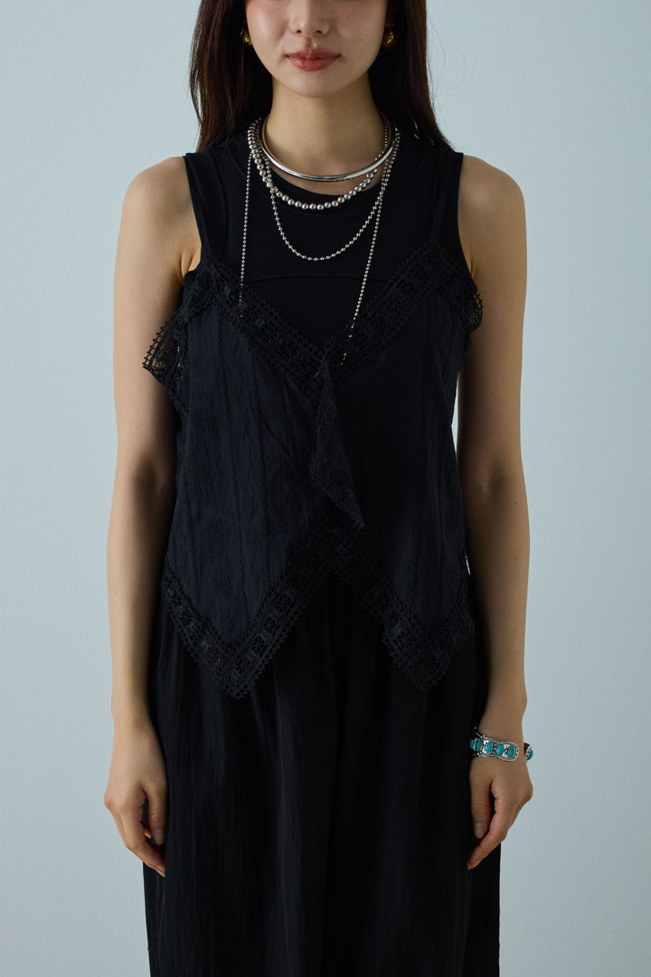 [予約]トーションレースコットンキャミ