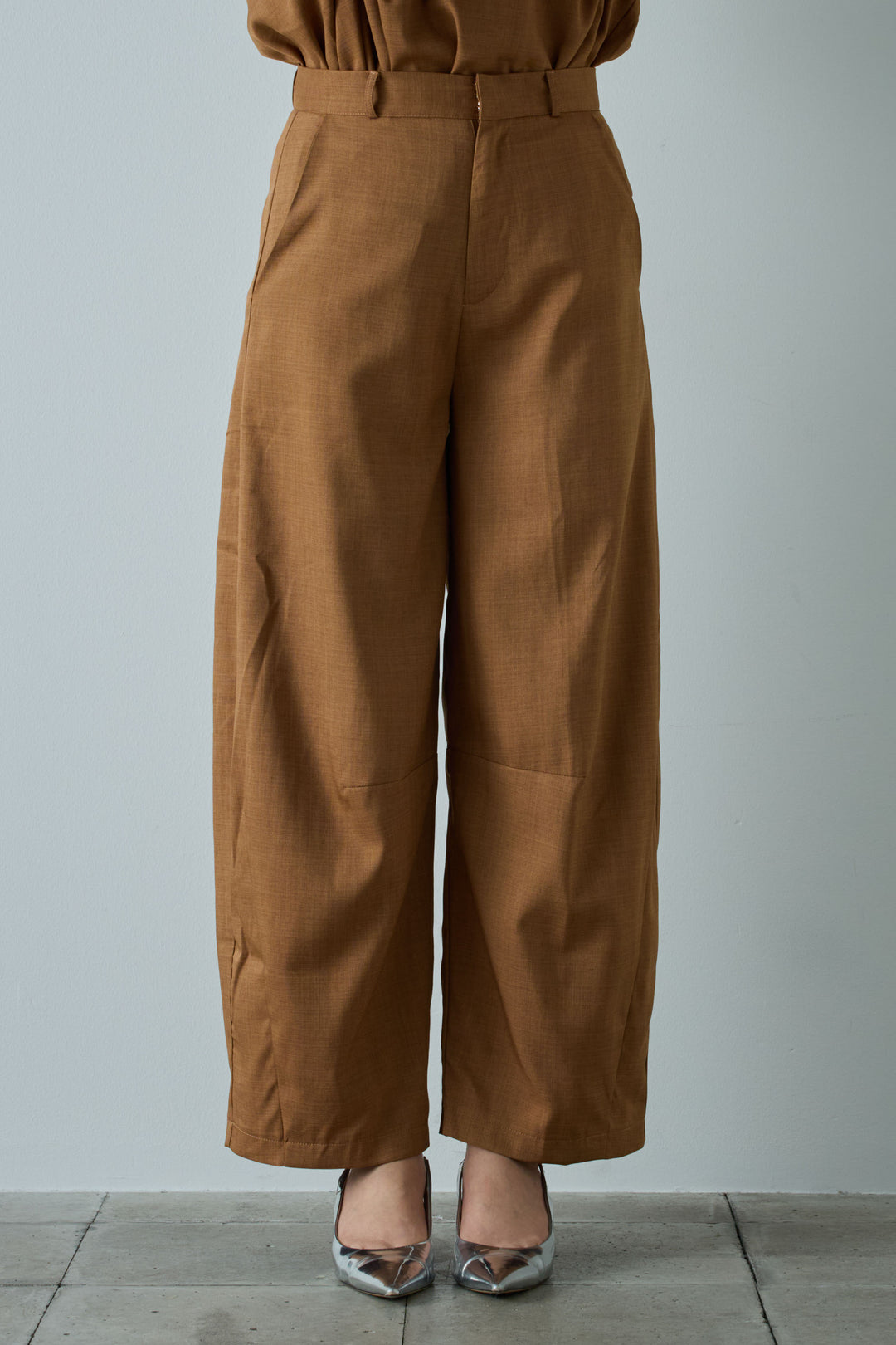 [予約/SET]スキッパーギャザーSH+カーブパンツ(2set)