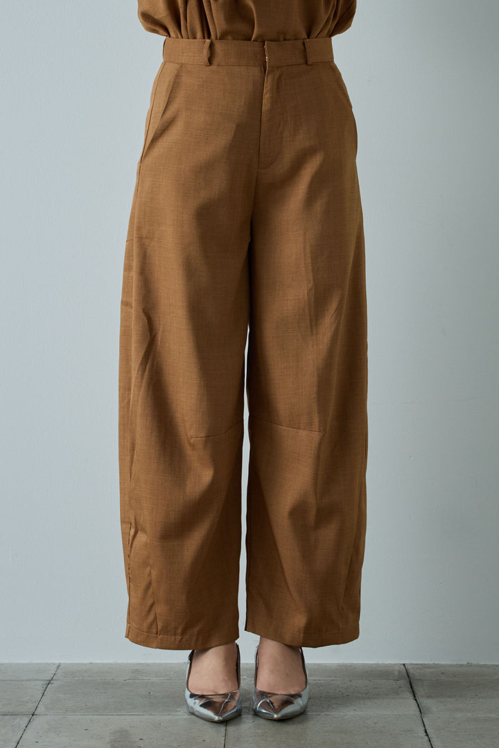 [予約/SET]スキッパーギャザーSH+カーブパンツ(2set)