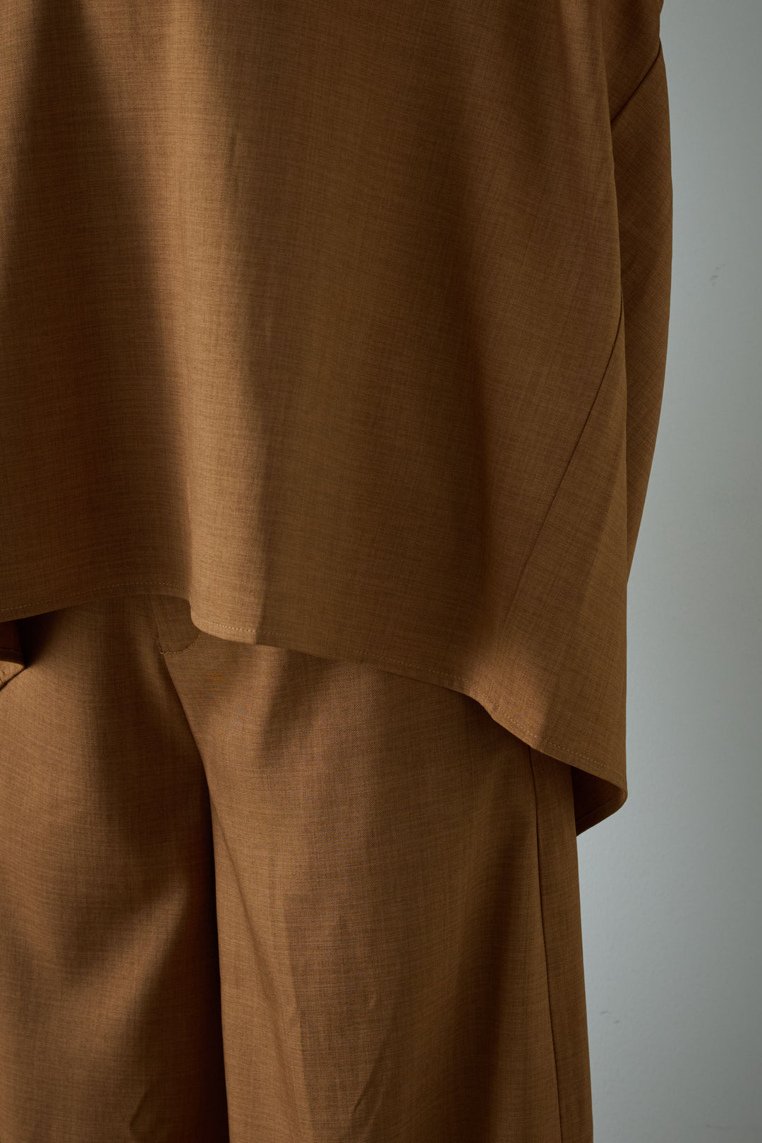 [予約/SET]スキッパーギャザーSH+カーブパンツ(2set)