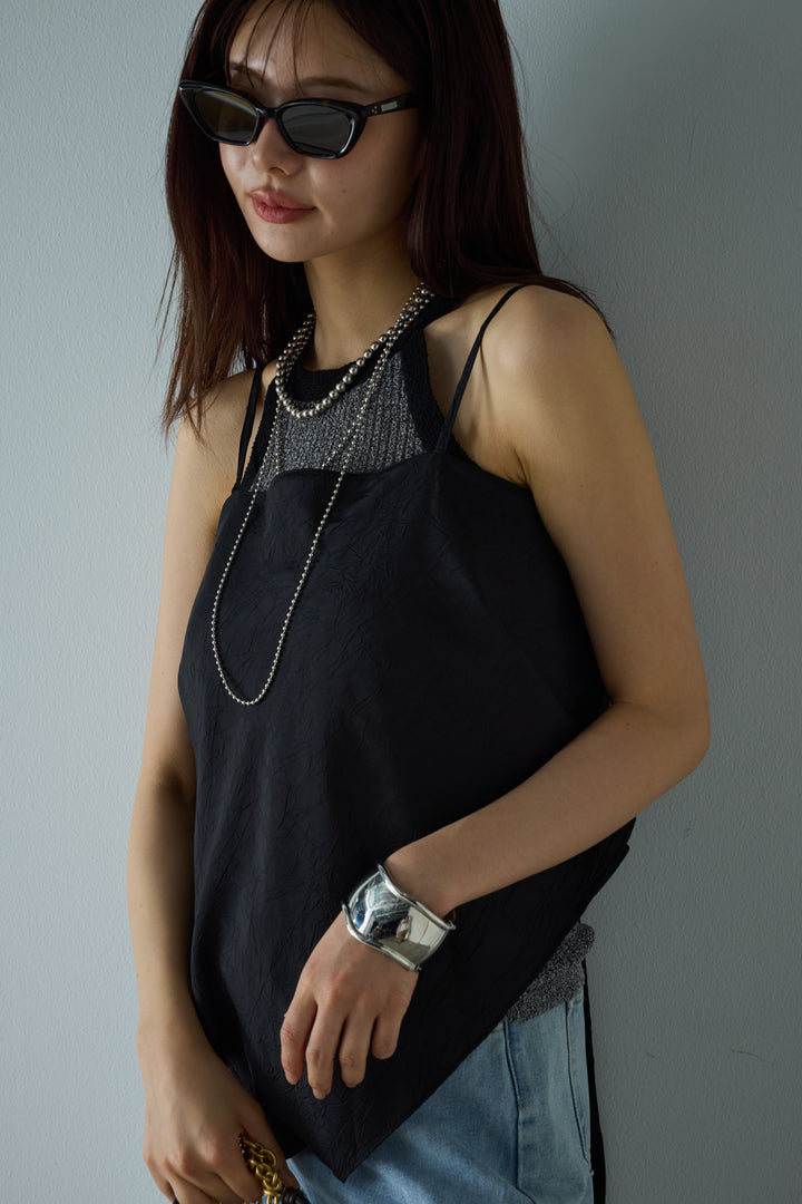 [予約]スカーフ風バックリボンキャミソール