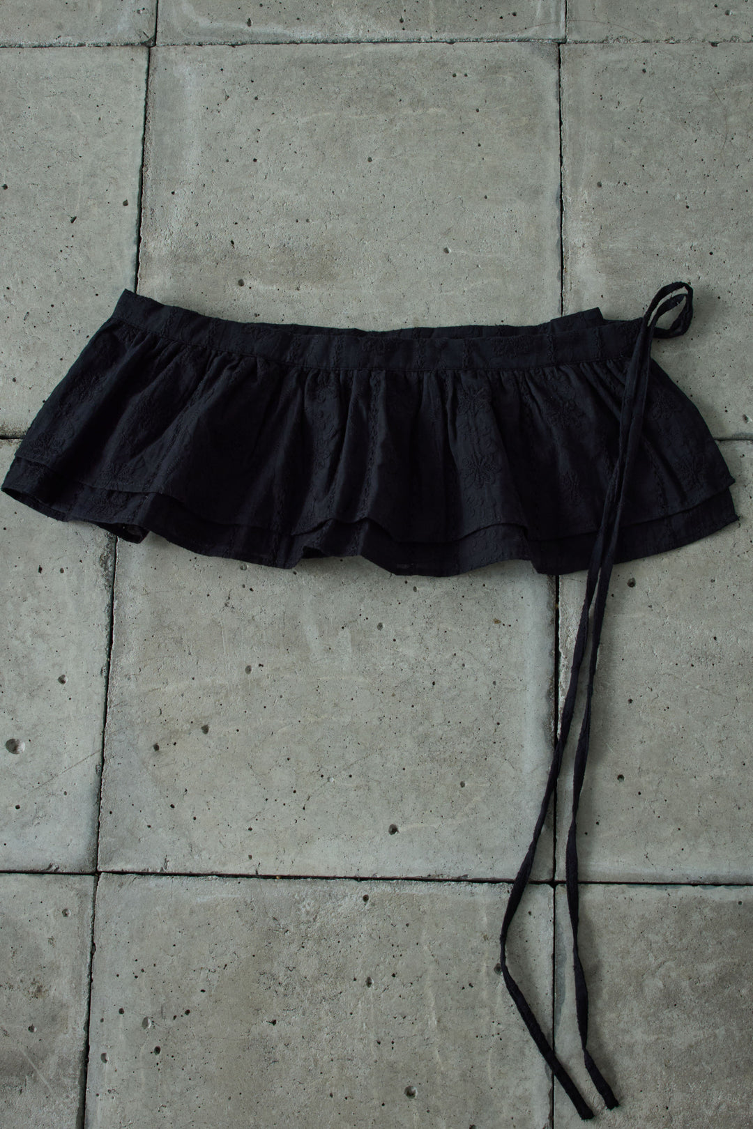 [予約/SET]ミニループアメスリタンク+フリルラップベルト+サイドスラッシュデニム(3set)