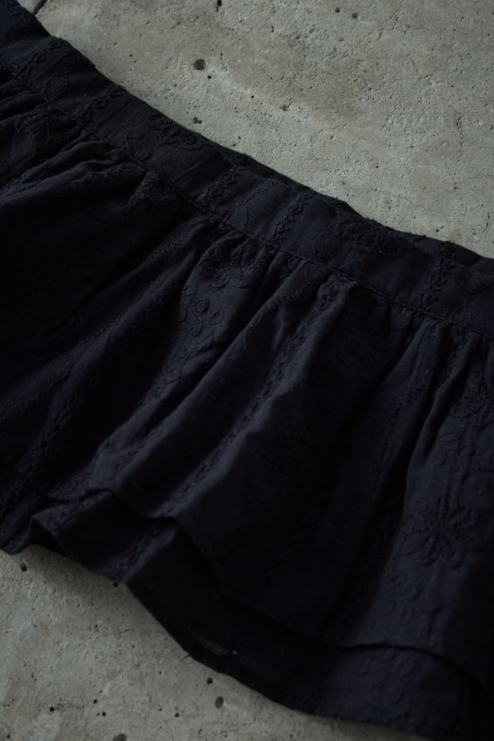 [予約/SET]ミニループアメスリタンク+フリルラップベルト+サイドスラッシュデニム(3set)