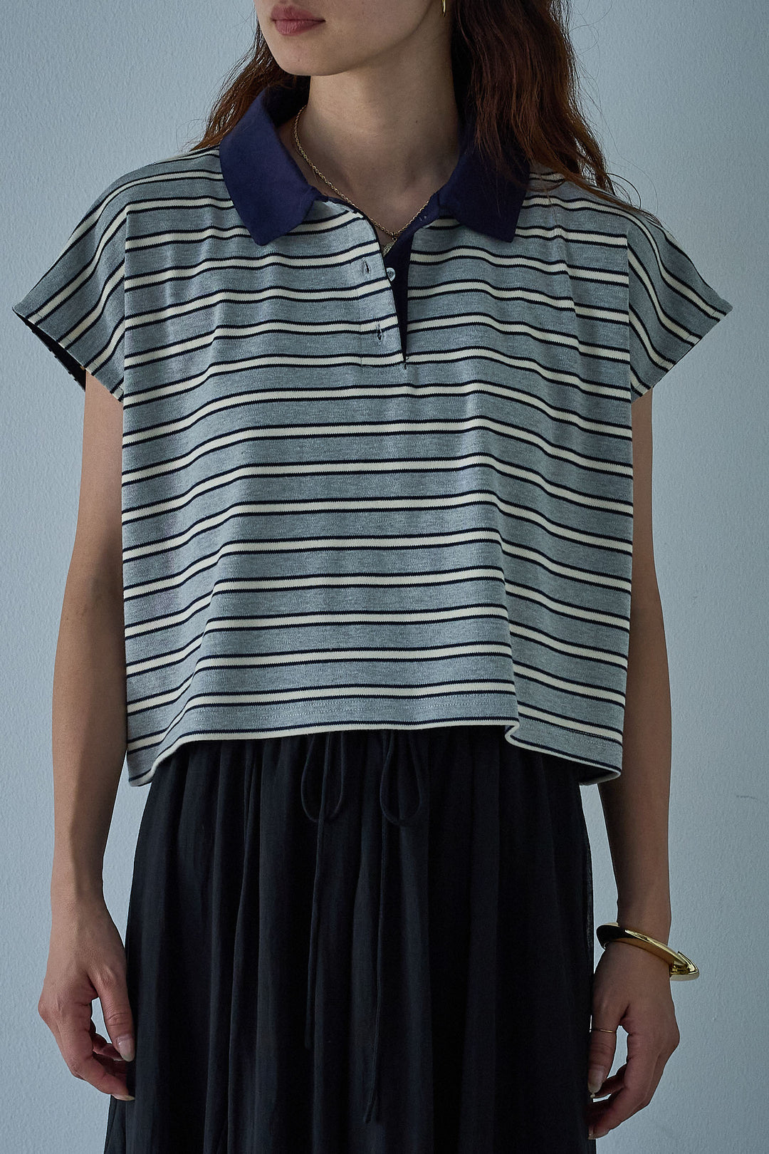 [予約]マルチボーダーポロシャツ