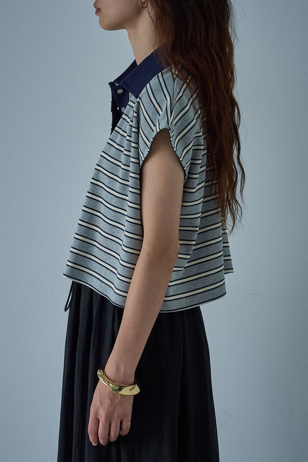 [予約]マルチボーダーポロシャツ