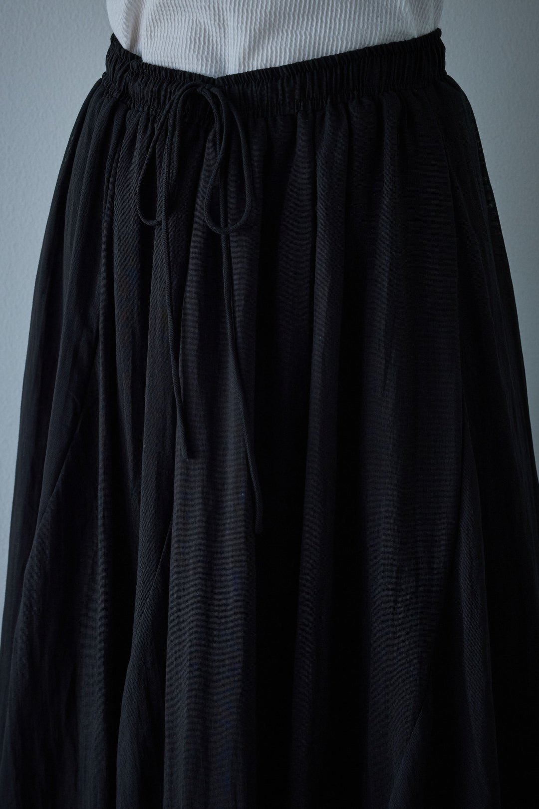 [予約/SET]ノースリーブチュニック+リネン混シアーフレアスカート(2set)