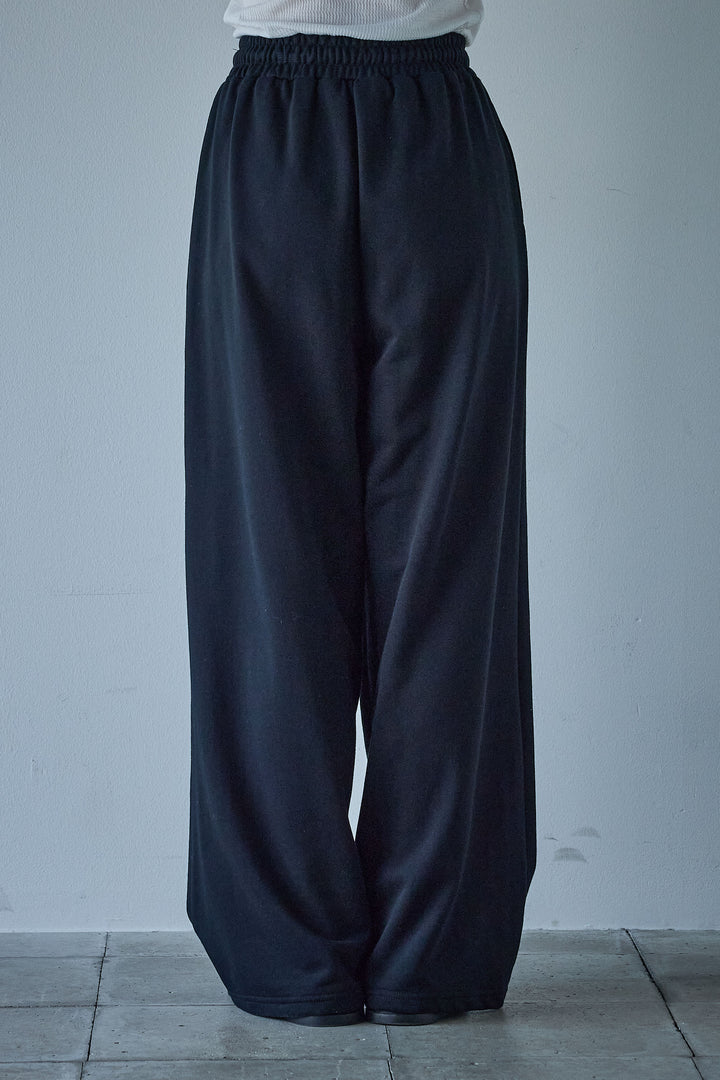 [予約/SET]クレープノースリーブダブルジレ+シアーリンガーロゴT+裏毛ワイドパンツ(3set)