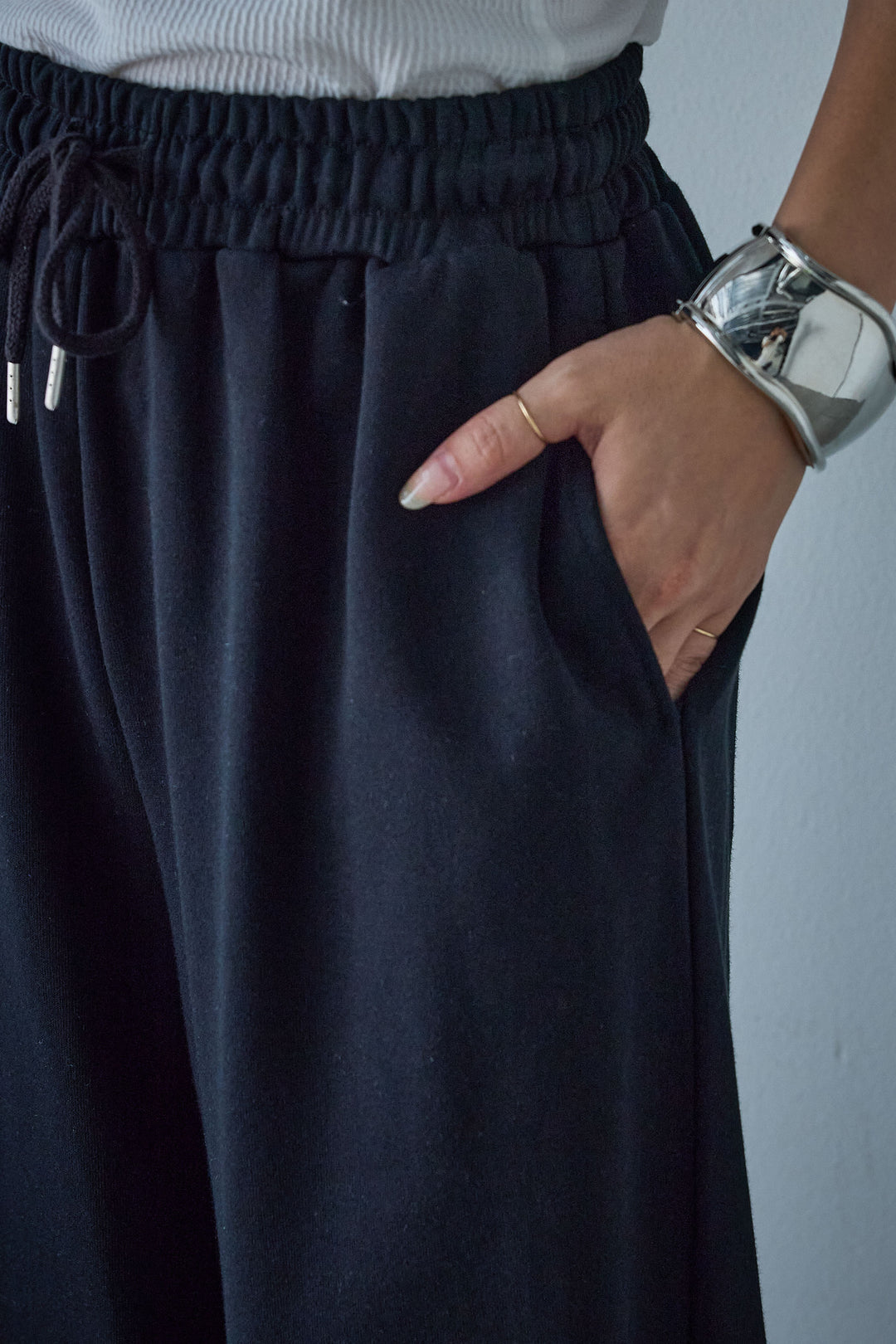 [予約]裏毛ワイドパンツ