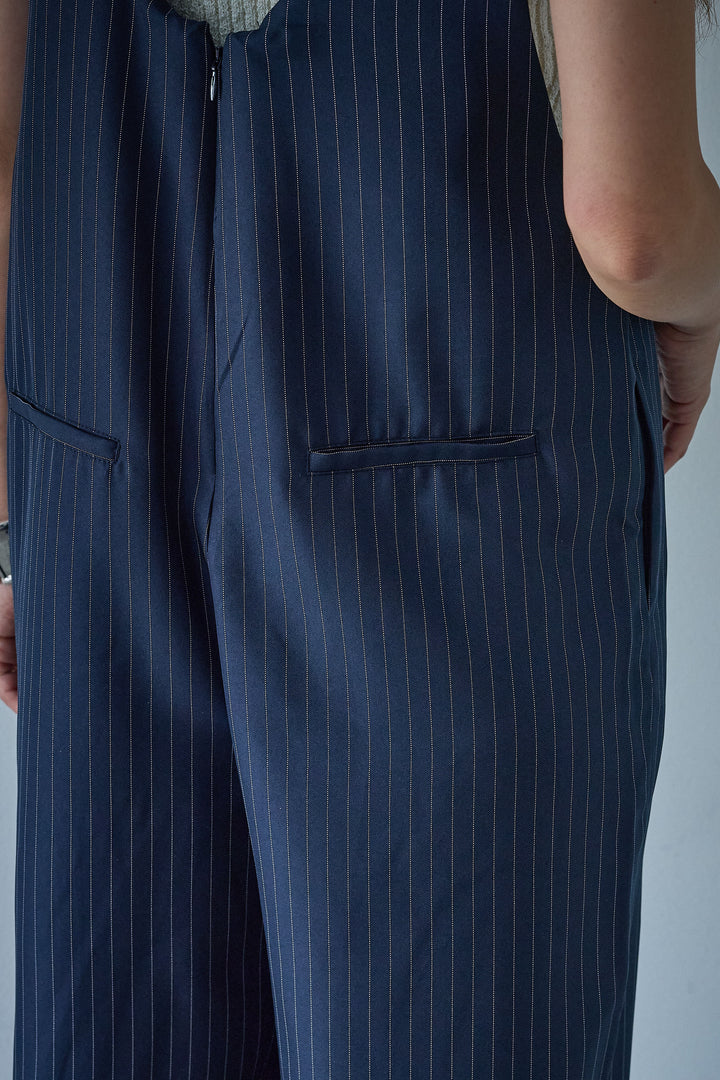 [予約]ツイルUネックオールインワン