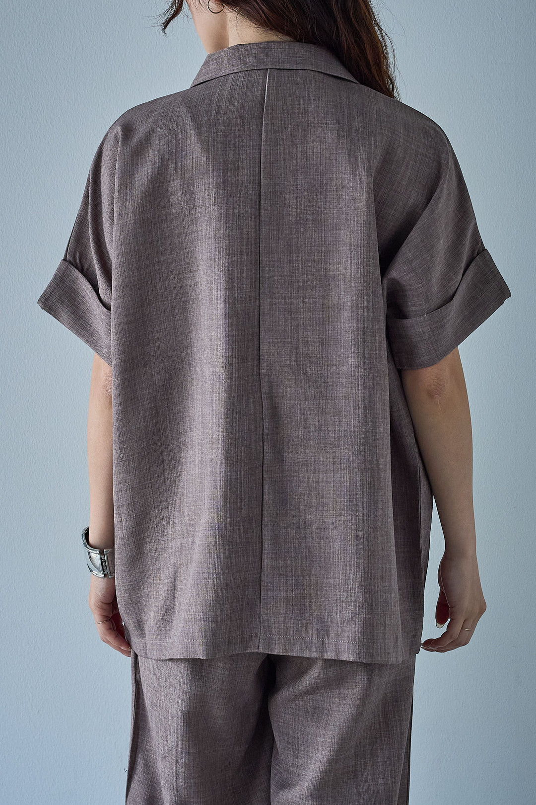 [予約]サマースラブツイードハーフスリーブテーラードジャケット