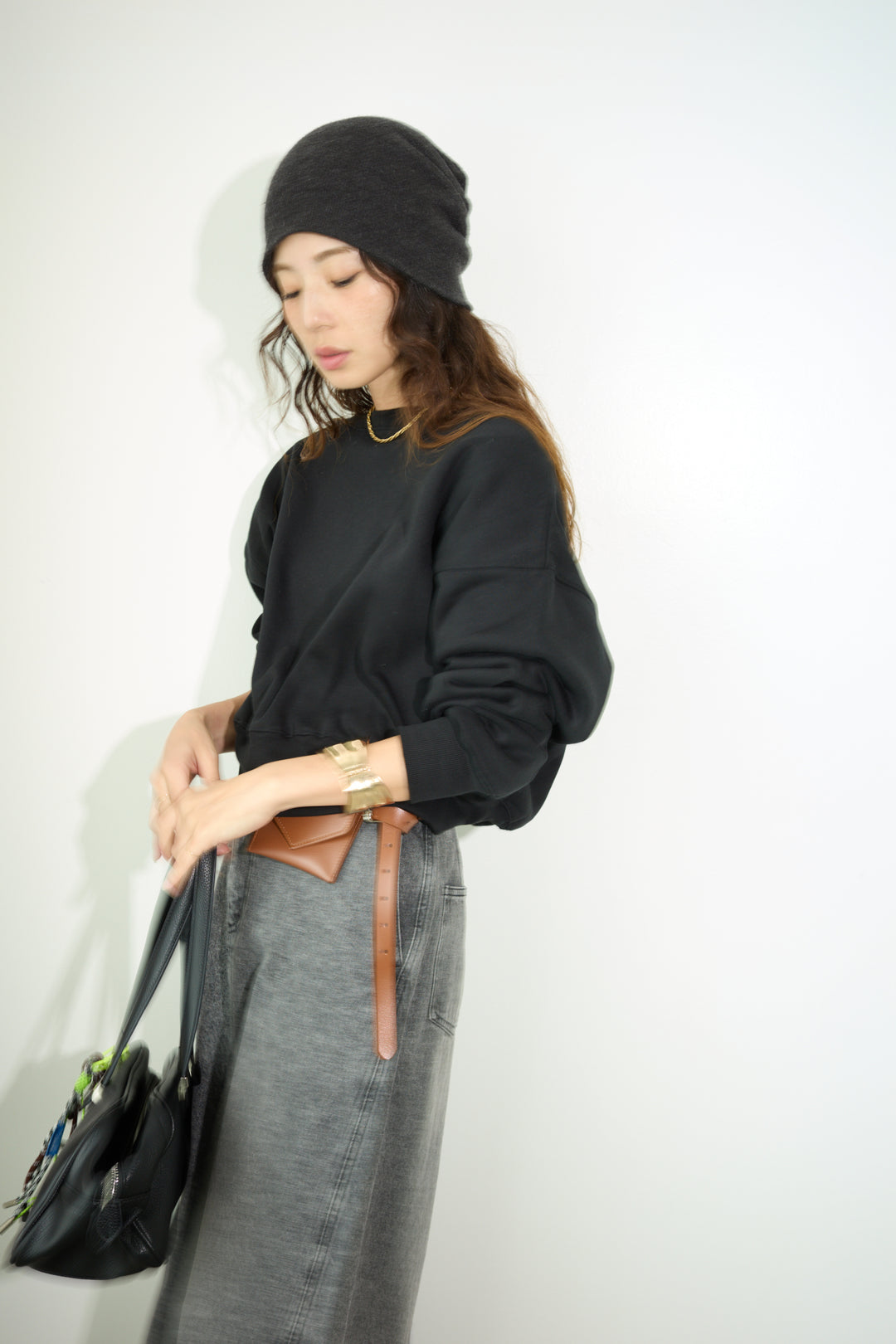 [予約]裏起毛オフショルスウェット