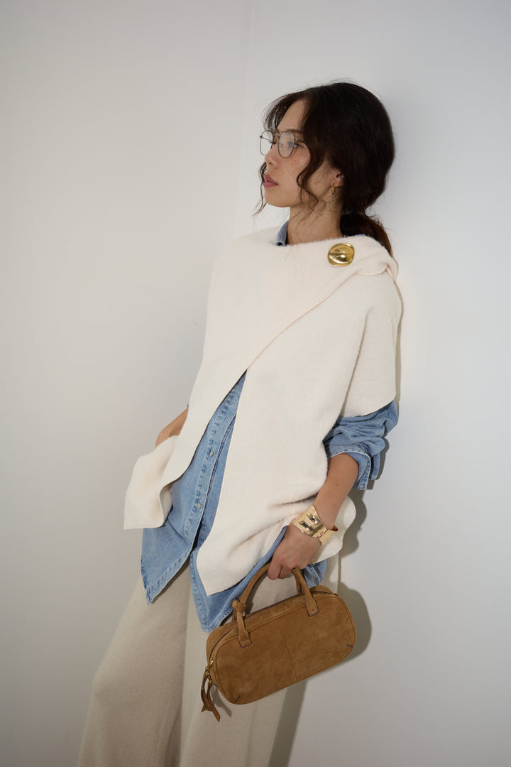 [予約]ラップシャギーポンチョ