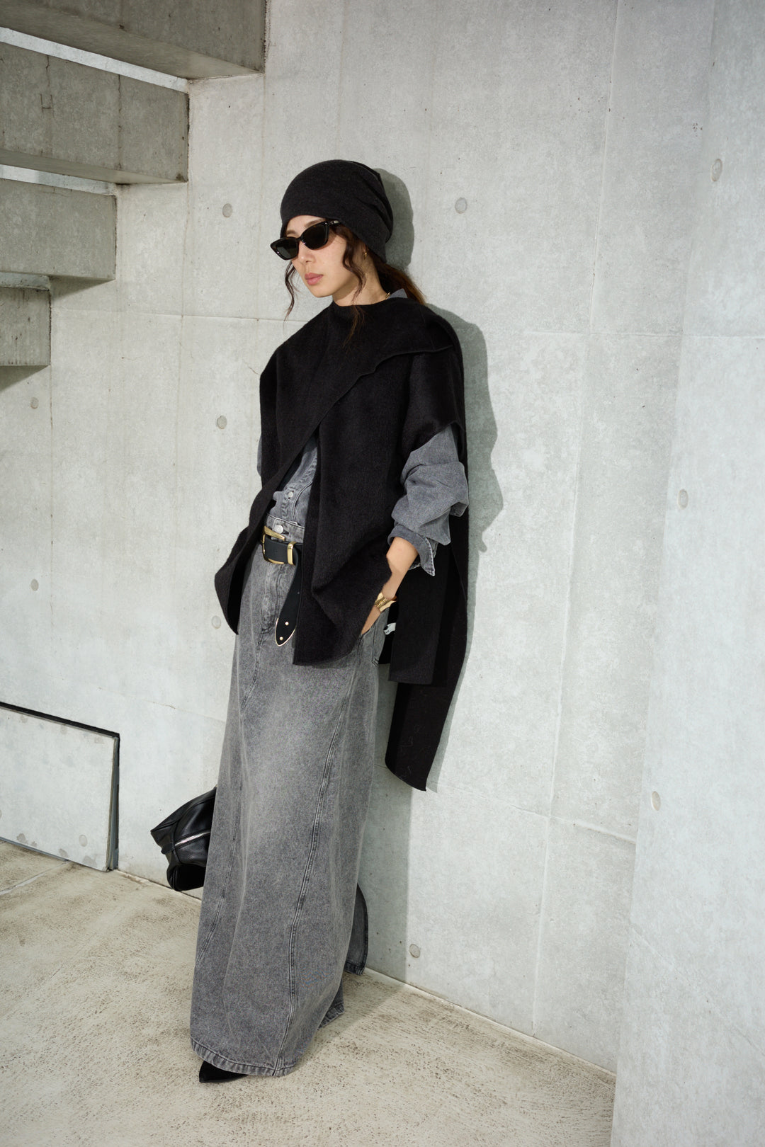 [予約]ラップシャギーポンチョ