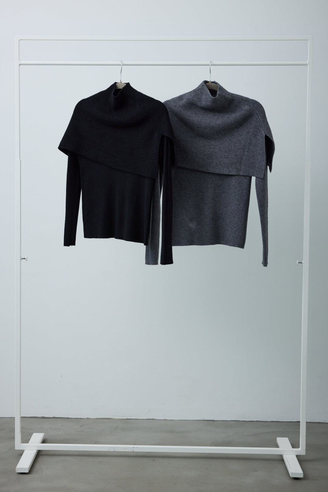 [予約/SET]ケープアンサンブルニット+ケープアンサンブルニット(2set)