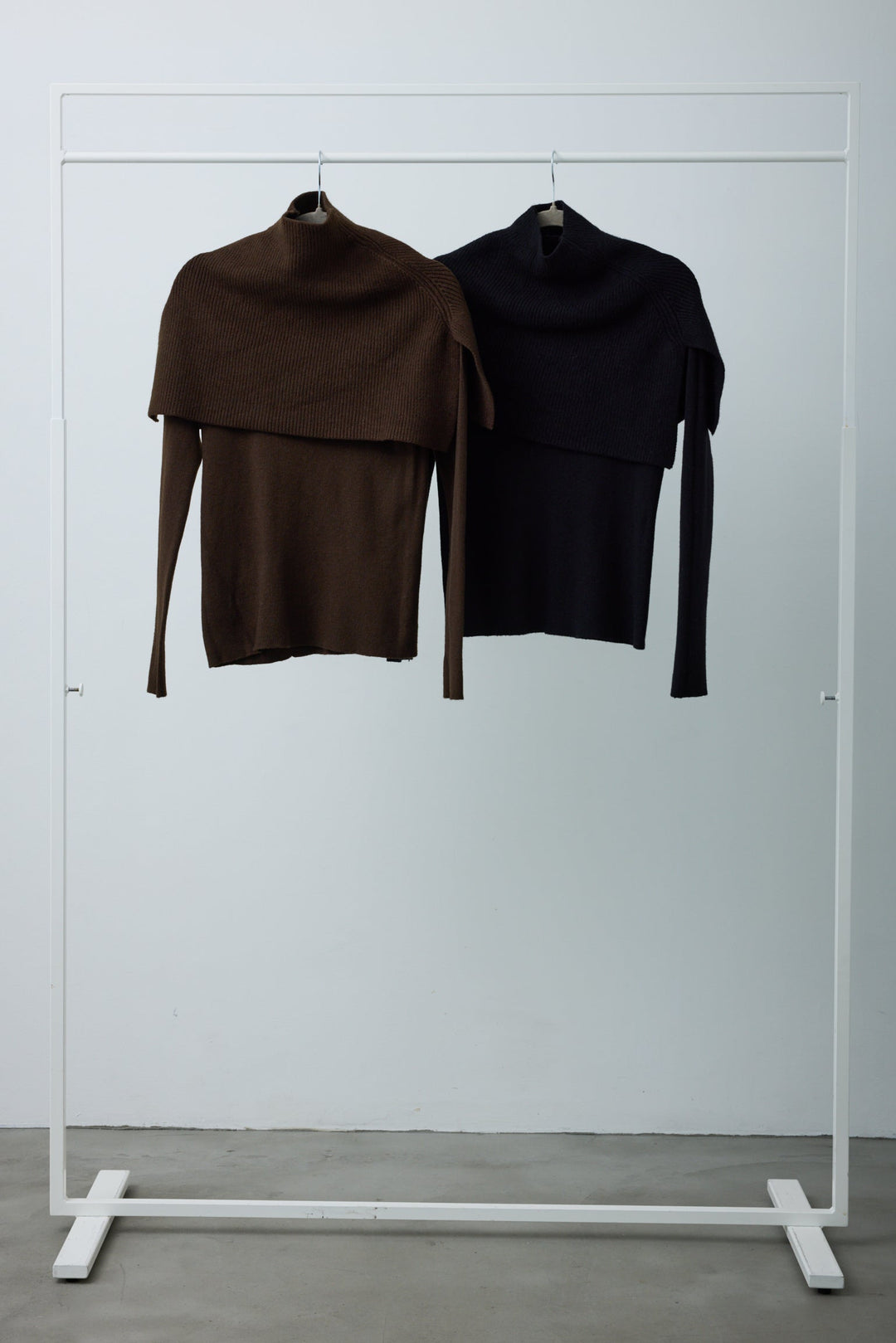 [予約/SET]ケープアンサンブルニット+ケープアンサンブルニット(2set)