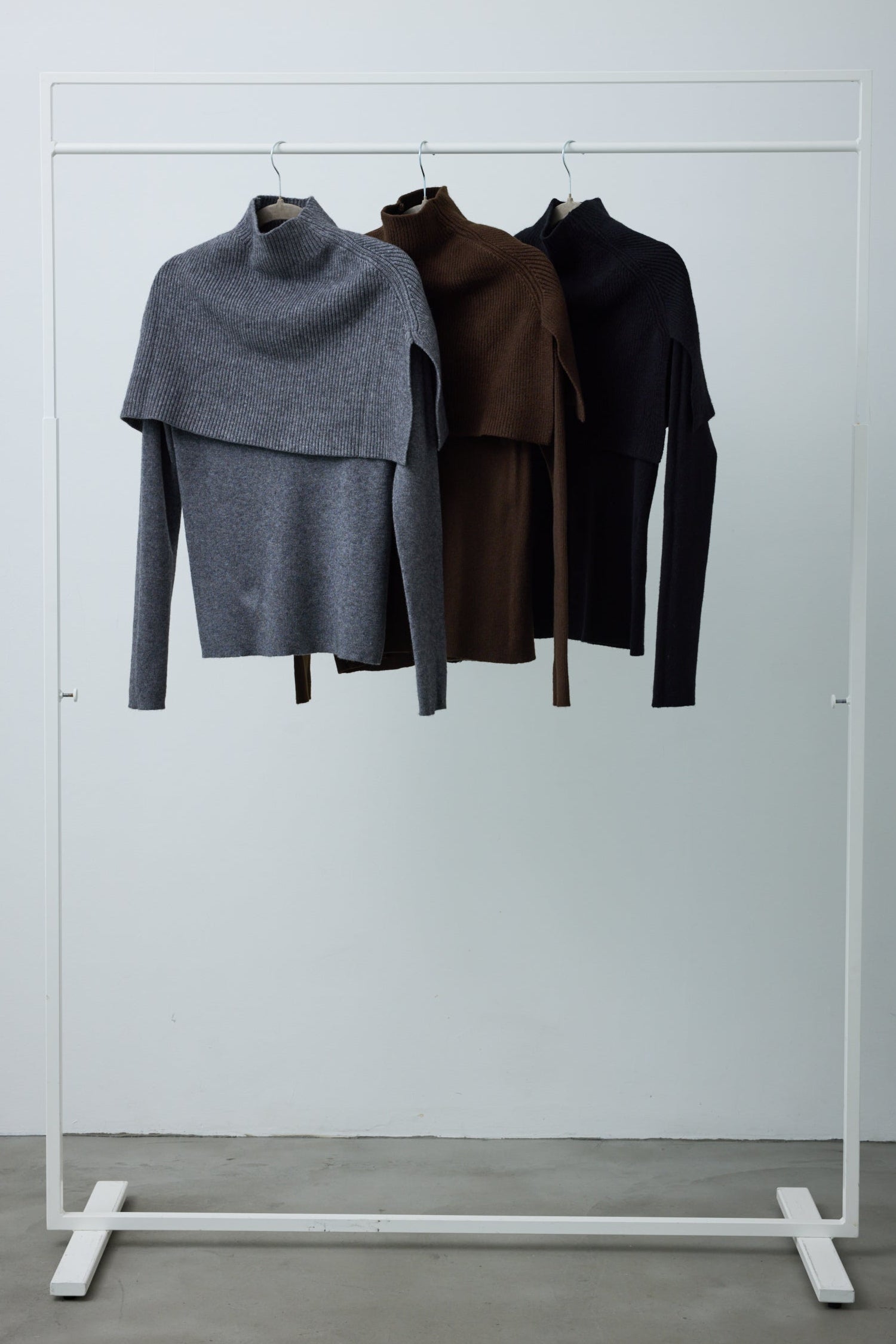 予約/SET]ケープアンサンブルニット+ケープアンサンブルニット(2set