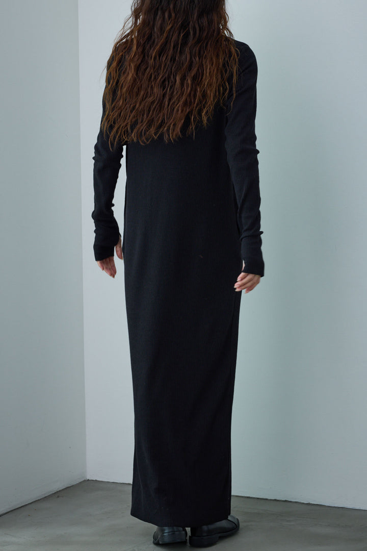 [予約/SET]テディロングコート+ヘンリーリブワンピース(2set)