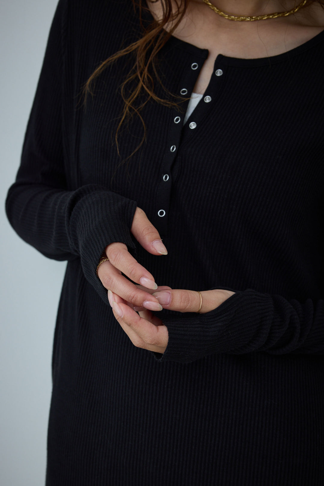 [予約/SET]テディロングコート+ヘンリーリブワンピース(2set)