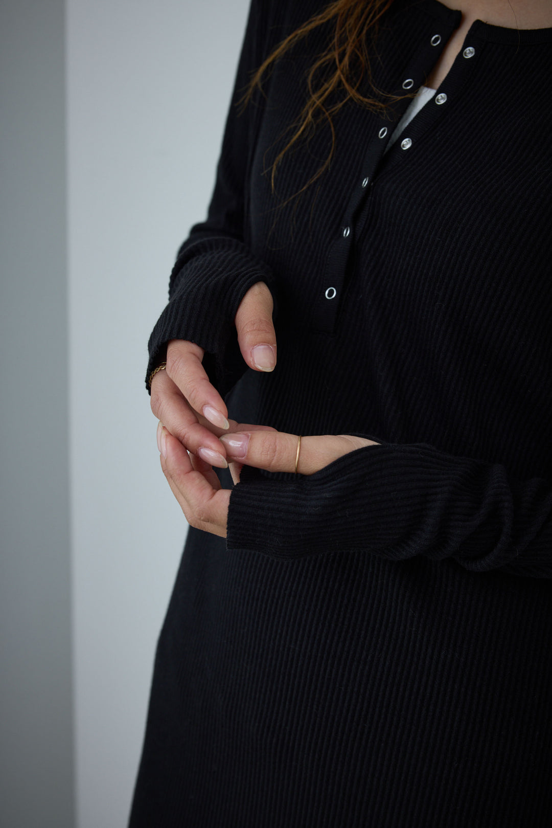 [予約/SET]テディロングコート+ヘンリーリブワンピース(2set)