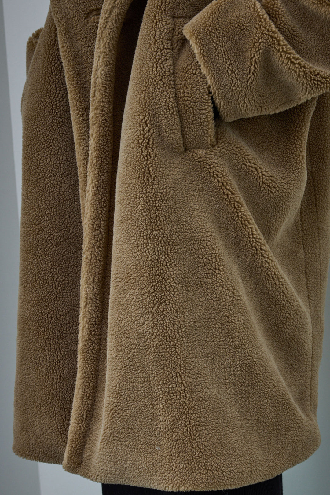 [予約/SET]テディロングコート+裏起毛カーブパンツ(2set)