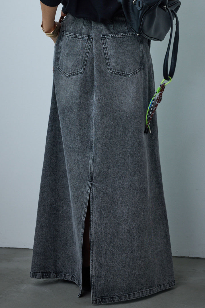 [予約/SET]裏起毛オフショルスウェット+オーセンティックデニムSK(2set)