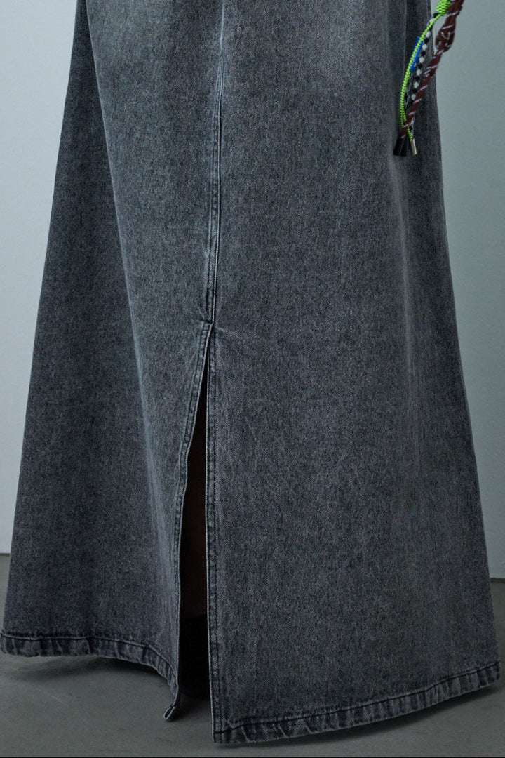 [予約/SET]裏起毛オフショルスウェット+オーセンティックデニムSK(2set)