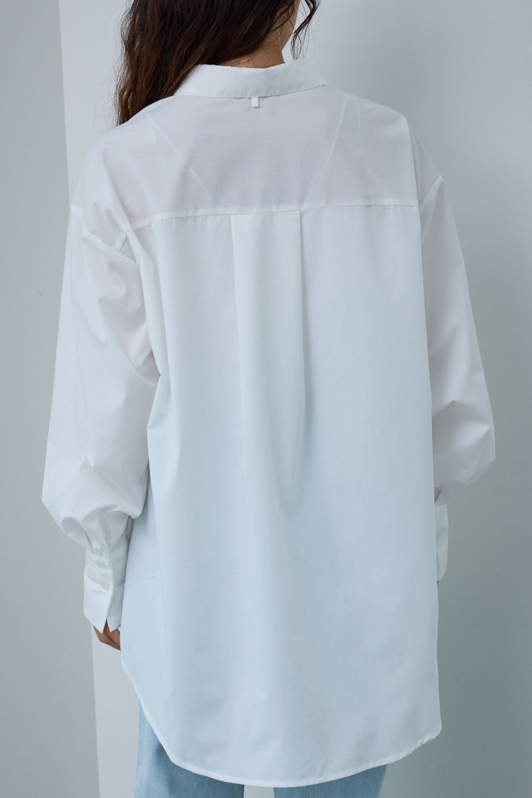 [予約/SET]レオパードニットカーディガン+ボウタイボリュームスリーブシャツ+レイヤードレッグカバーデニム(3set)