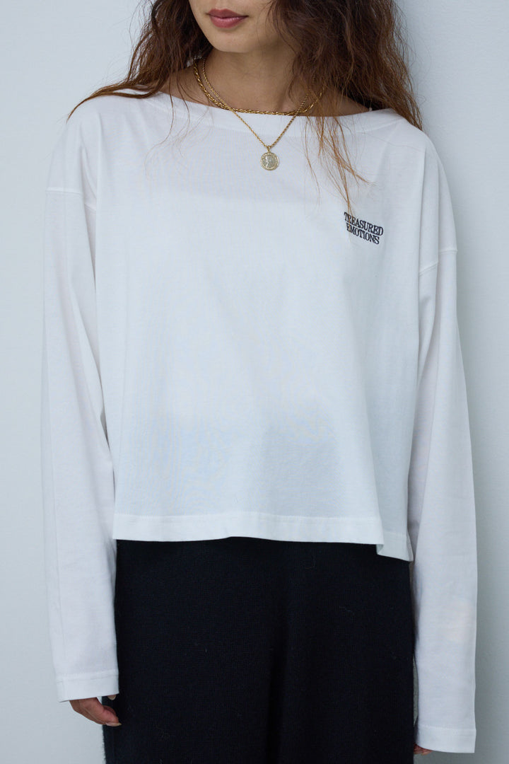 [予約]ゆるシルエット刺繍ロンT