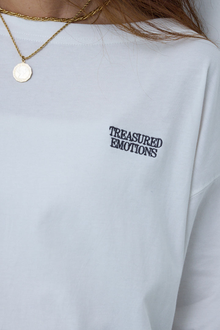 [予約/SET]ループツイードビックカフスシャツジャケット+ゆるシルエット刺繍ロンT+リラックスニットパンツ(3set)