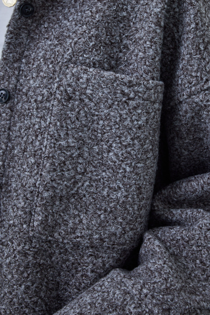 [予約]ループツイードビックカフスシャツジャケット