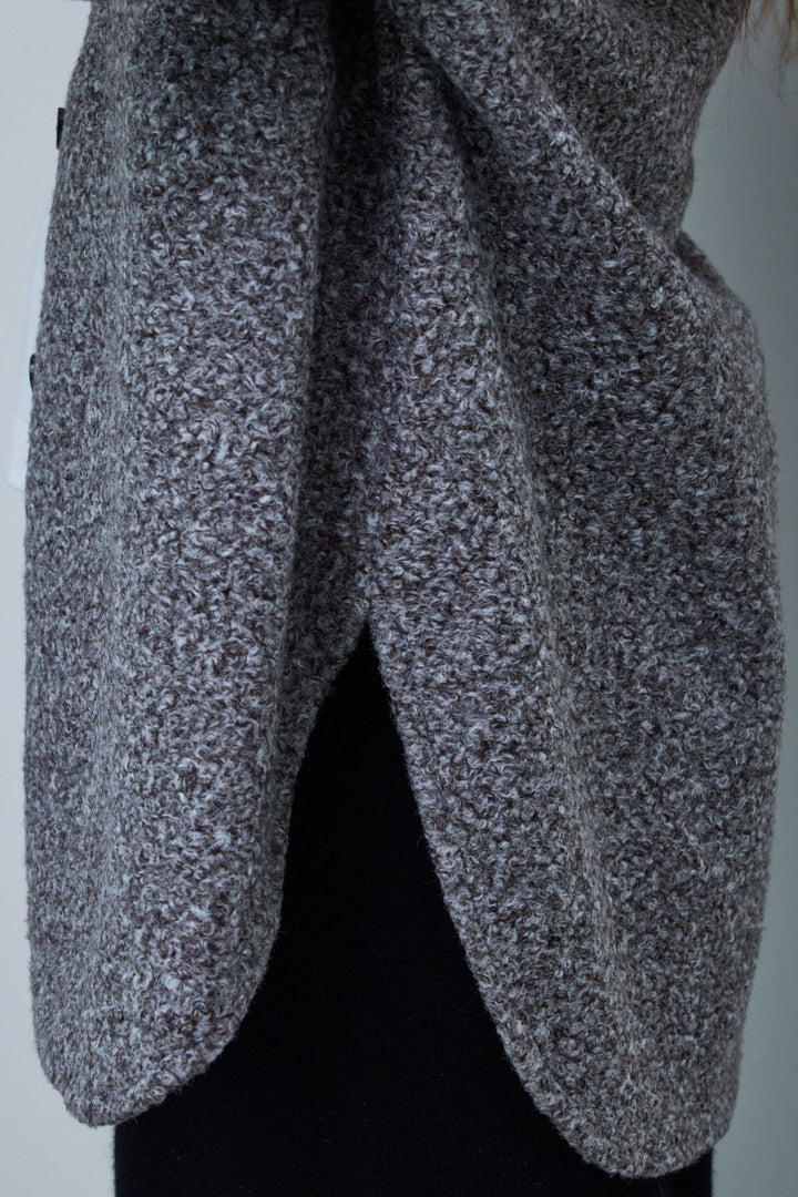 [予約]ループツイードビックカフスシャツジャケット