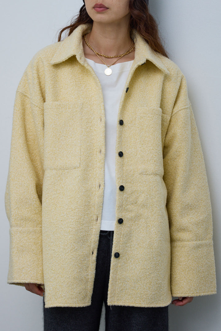 [予約]ループツイードビックカフスシャツジャケット