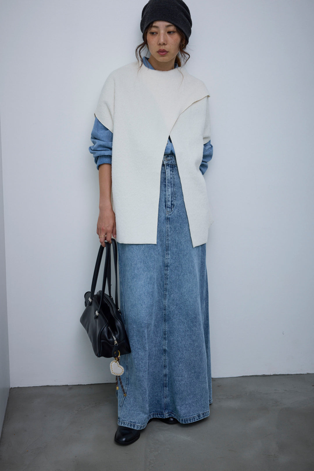 [予約]ラップシャギーポンチョ